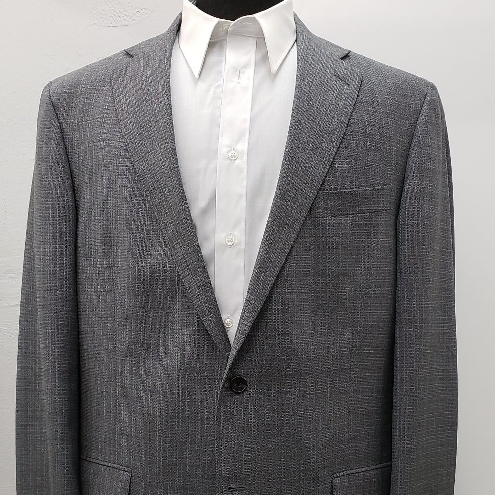 Hart Schaffner Marx Grey Two Button Sport Coat